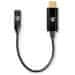 Nedis Adapter USB-C/ Vtič USB-C - 3,5 mm vtičnica jack + vtičnica USB-C/ črna/ škatla/ 15 cm