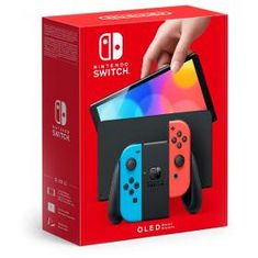 Nintendo Switch OLED rdeča in modra