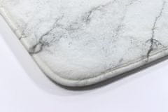 tulup.si Kopalniška preproga Beli marmor 75x45 cm Bela