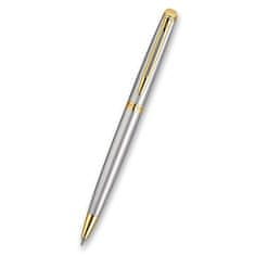 Waterman Hémisphère Essential iz nerjavečega jekla GT set kroglično pero in etui