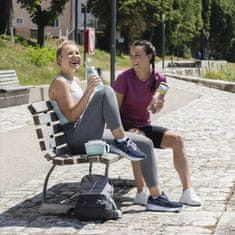 Xavax To Go steklenica, športna, 0,5 l, odpiranje z eno roko, za gazirane pijače, trak