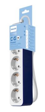 Philips Podaljševalni kabel CHP2145U/58 - belo-modri, 1,5 m