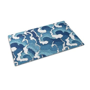 tulup.si Predpražnik za vrata Japonski valovi