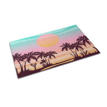 tulup.si Predpražnik za vrata Tropska plaža