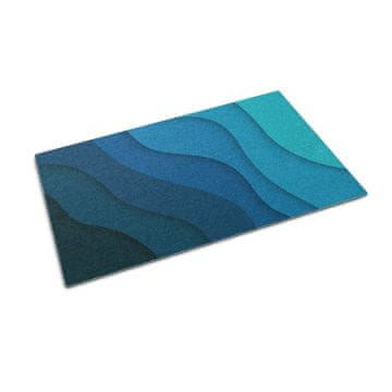 tulup.si Predpražnik za vrata Modri gradient