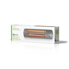 Nedis Grelnik za kopalnico / 1200 W/ nastavljiv termostat/ 2 načina ogrevanja/ X4/ siva