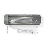 Nedis Grelnik za kopalnico / 1200 W/ nastavljiv termostat/ 2 načina ogrevanja/ X4/ siva