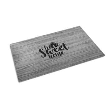 tulup.si Predpražnik za vrata Home sweet home Sivo ozadje