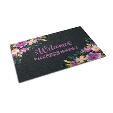tulup.si Predpražnik za hodnik Welcome Please remove your shoes