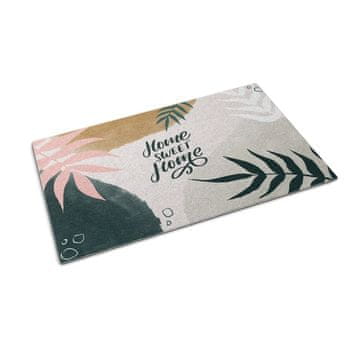 tulup.si Predpražnik za pred vrata Home sweet home Cvetni vzorec