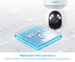 Reolink E1 OUTDOOR PRO IP kamera, 4K UHD, WIFI 6, vrtenje, nočno snemanje, aplikacija, dvosmerna komunikacija