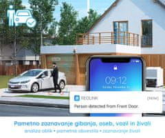 Reolink E1 OUTDOOR PRO IP kamera, 4K UHD, WIFI 6, vrtenje, nočno snemanje, aplikacija, dvosmerna komunikacija