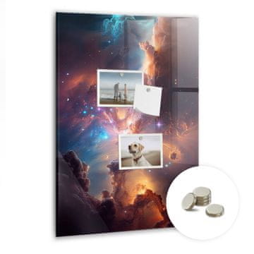tulup.si Magnetna steklena tabla Galaksija vesolje