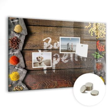 tulup.si Magnetna tabla za risanje Napis bon appetit