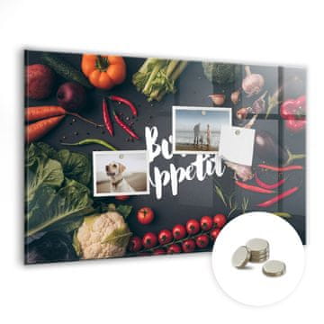 tulup.si Magnetna tabla za risanje Napis bon appetit