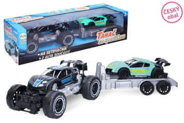 Traktor z avtomobilom 45 cm - češka embalaža