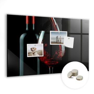 tulup.si Magnetna tabla Steklenico vina