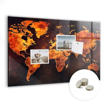 tulup.si Magnetna tabla za decu Zemljevid sveta