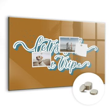 tulup.si Magnetna tabla za risanje Gremo na pot