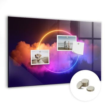 tulup.si Magnetna steklena tabla 3D abstrakcija dima