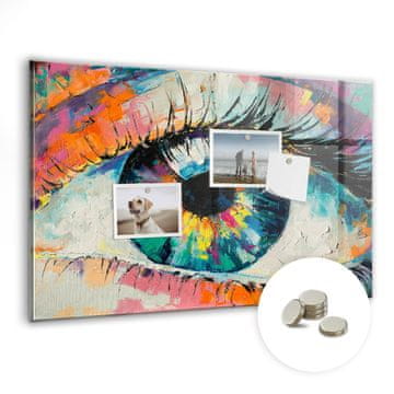 tulup.si Magnetna steklena tabla Zenica človeškega očesa