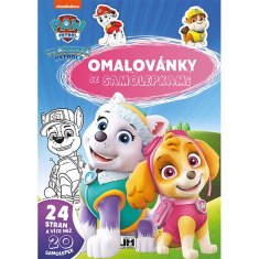 Jiri Models Pobarvanka A4 z nalepkami Paw Patrol