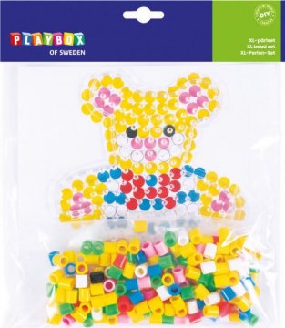 PLAYBOX Likalne kroglice Medvedek XL 250 kosov