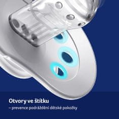 LOVI Silikonski dudelec Dynamic Night&amp;Day 18m+ 2 kosa deklica