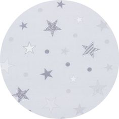 Chipolino Zložljiva vzmetnica 120x60 cm Platinum,sive zvezde