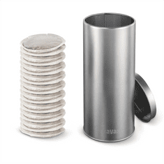 Xavax Barista škatla za kapsule za kavo/čaj, kovinska, srebrna