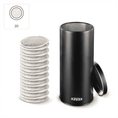 Xavax Barista škatla za kapsule za kavo/čaj in drugo, kovinska, mat črna
