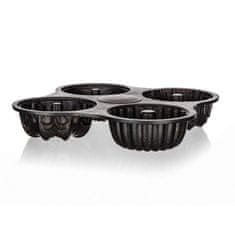 Banquet Kalup za 4 peciva 14 cm MAJESTIC Margarita površina brez prijema, lito