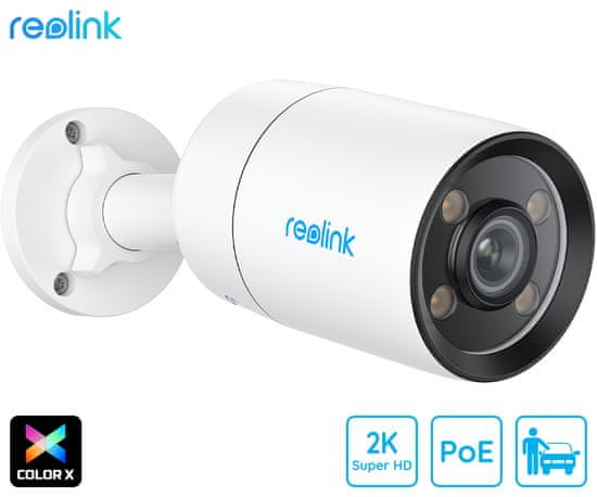 Reolink CX410 IP kamera, 2K, PoE, ColorX tehnologija, aplikacija, IP67, dvosmerna komunikacija