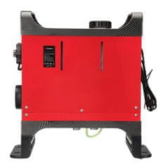 slomart parkirni grelnik / grelnik hcalory hc-a02, 8 kw, dizel, bluetooth (rdeča)