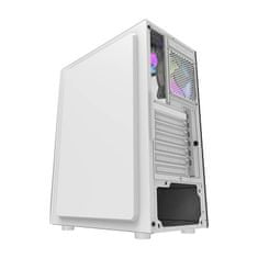 slomart darkflash dk150 računalniško ohišje + 3 ventilatorji (belo)