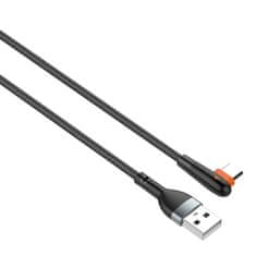 slomart kabel usb na usb-c ldnio ls561, 2,4a, 1m (črn)