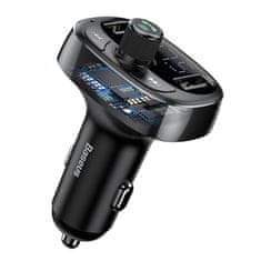 BASEUS Oddajnik FM Baseus T-tip S-09 Bluetooth (črn)