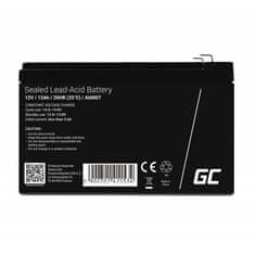 slomart baterija brez vzdrževanja agm vrla green cell agm07 12v 12ah (za ups, alarm, igrače, skuterje)