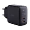 PA-B4T, 2xUSB-C, 45W omrežni polnilec (črn)
