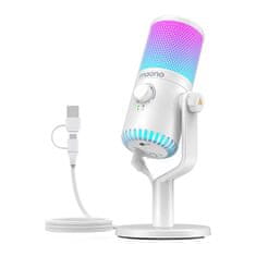 slomart igralni mikrofon maono dm30rgb (bel)