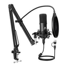 Maono Mikrofon s stojalom A04E (črn)