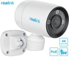 Reolink RLC-81PA IP kamera, 4K UHD, PoE, 180° vrtenje, nočno snemanje, aplikacija, IP67, dvosmerna komunikacija