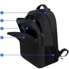 MG Multi Backpack nahrbtnik 35L, črna