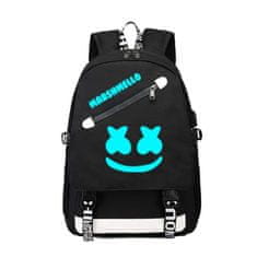 MG Glowing Marshmello nahrbtnik 35L, črna