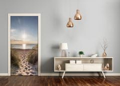 tulup.si Samolepilni tapete na vratih Obalne sipine 95x205 cm