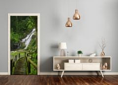 tulup.si Samolepilni tapete na vratih Pot v džungli 85x205 cm