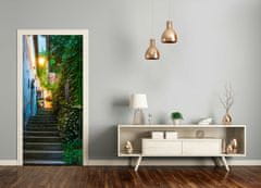 tulup.si Tapete na vratih Stara mestna stopnice 85x205 cm