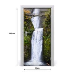 tulup.si Tapete na vratih Slap bridge 95x205 cm