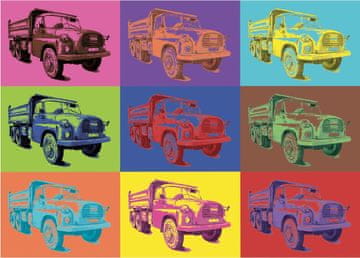 Dino Puzzle Pop Art: Tatra 1000 kosov
