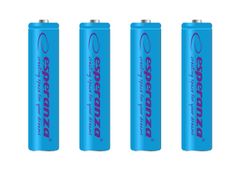 Esperanza eza102b esperanza akumulatorske baterije ni-mh aaa 1000mah 4ks modre